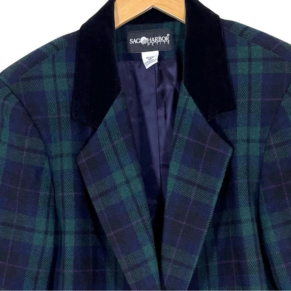Sag Harbor Vintage Blackwatch Blazer 12P - Picture 3 of 9